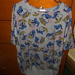 Lularoe Disney Donald Duck Irma  size Small